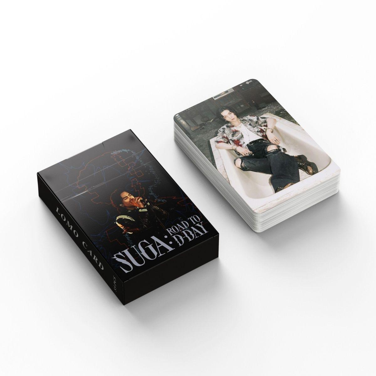 PHOTOCARDS SUGA ROAD TO D'DAY 55 PCS