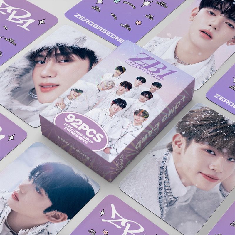 ZB1 ZEROBASEONE PHOTOCARDS + STICKERS 92 PCS