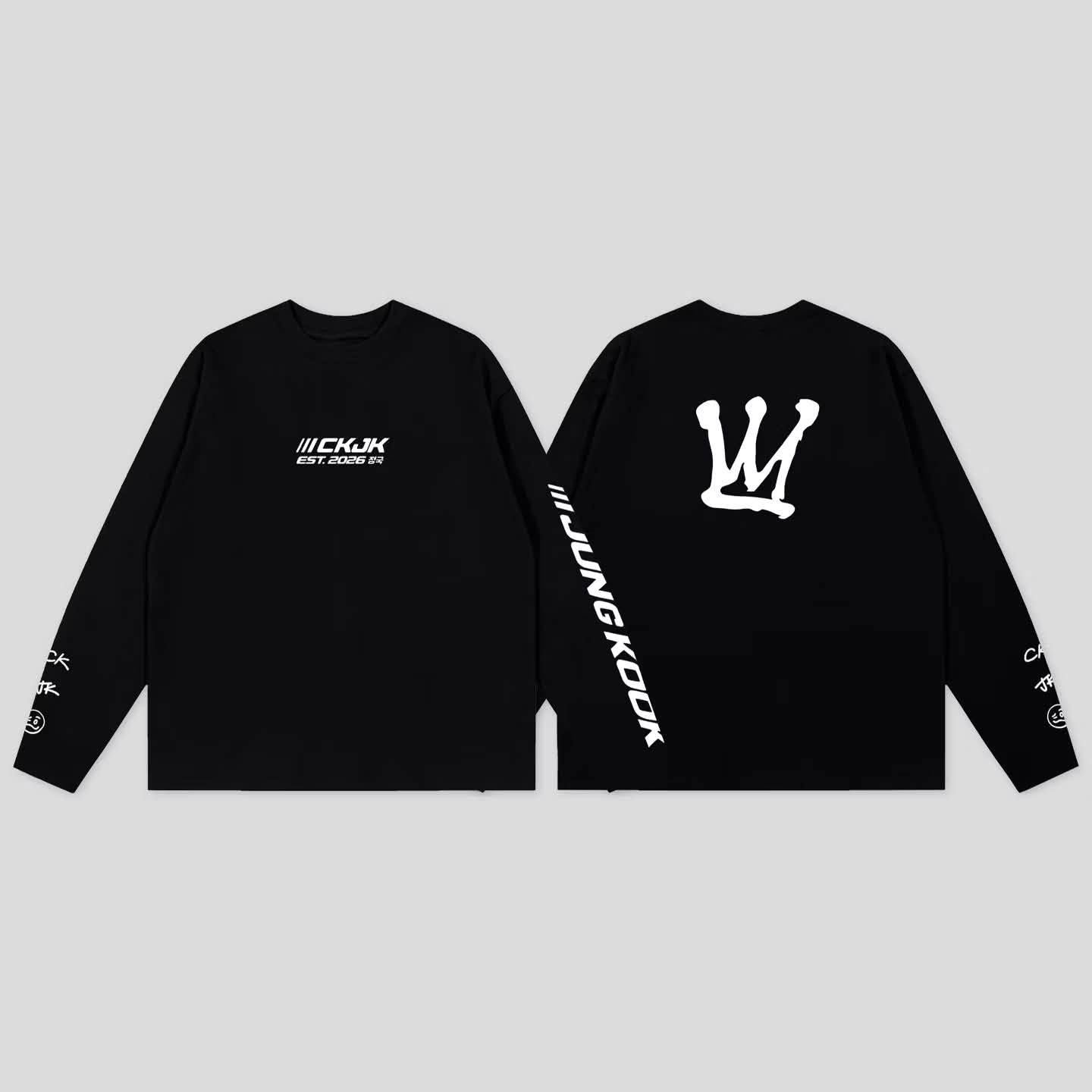 BTS JUNGKOOK CK LONG SLEEVE 100% COTTON