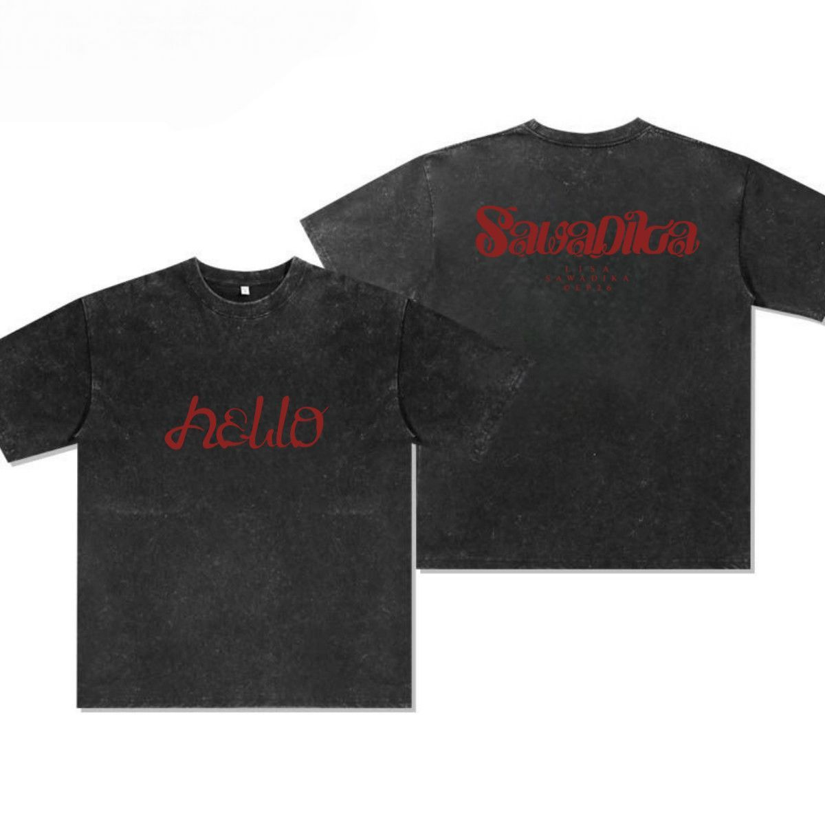 BLACKPINK LISA EP PRESS PLAY T-SHIRT 100% COTTON