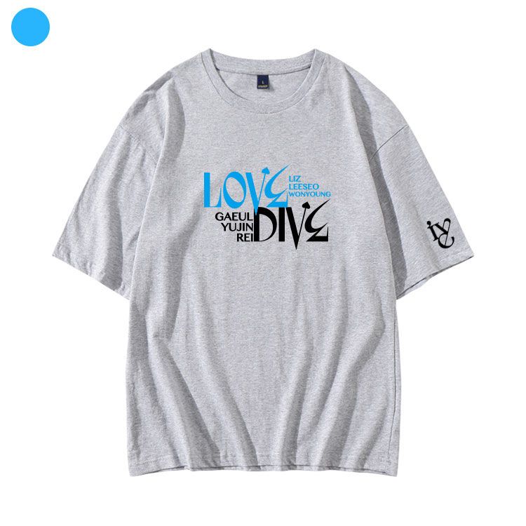 IVE MERCH LOVE DIVE 100% COTTON T-SHIRTS (various colors)