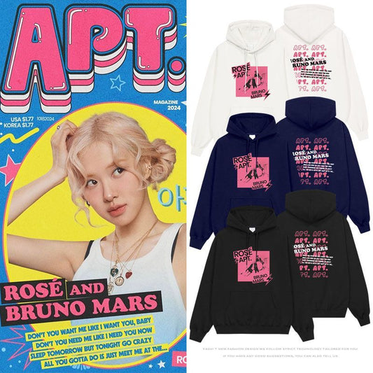 APT ROSÉ HOODIE (BLACKPINK) AND BRUNO MARS