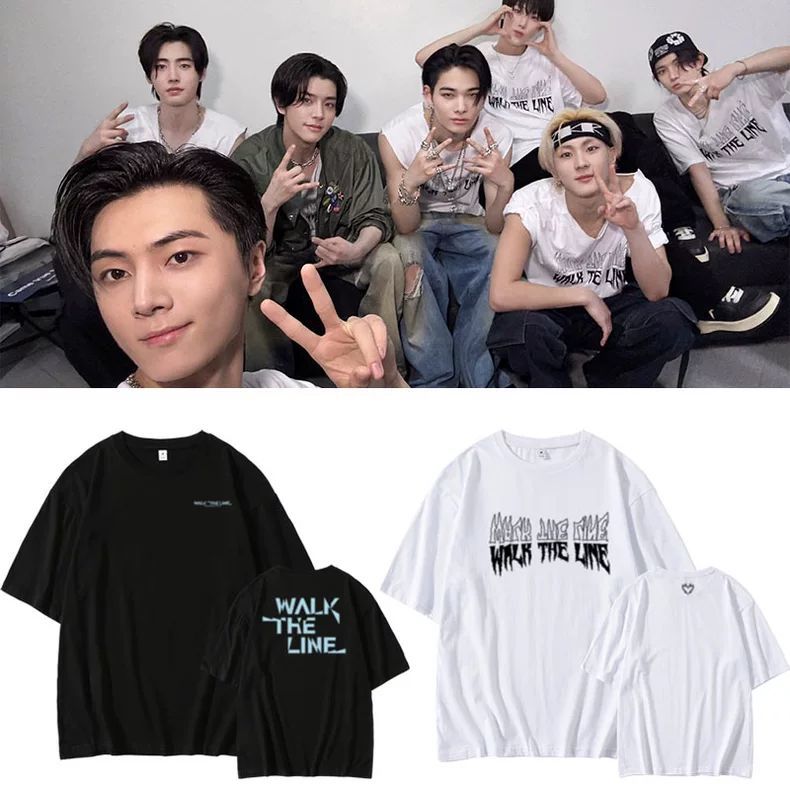 ENHYPEN T-SHIRT 2025 WALK THE LINE 100% COTTON