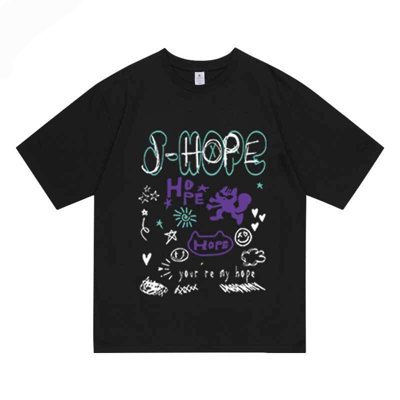 JHOPE ON THE STAGE TOUR T-SHIRTS 100% COTTON
