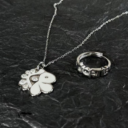 CORTIS NECKLACE + CORTIS RING SET