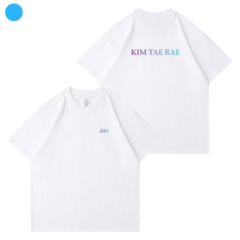 ZB1 ZEROBASEONE T-SHIRTS 100% COTTON - WHITE AND BLACK