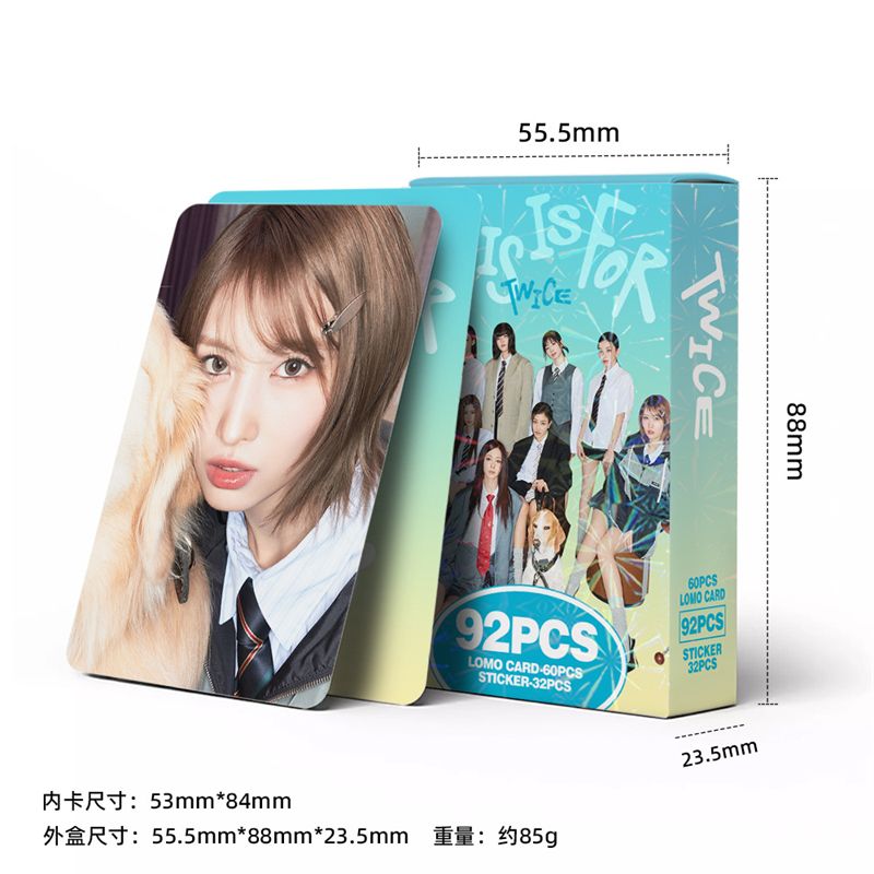 PHOTOCARDS TWICE THIS IS FOR 92 PCS (60 photocards + 32 stickers)