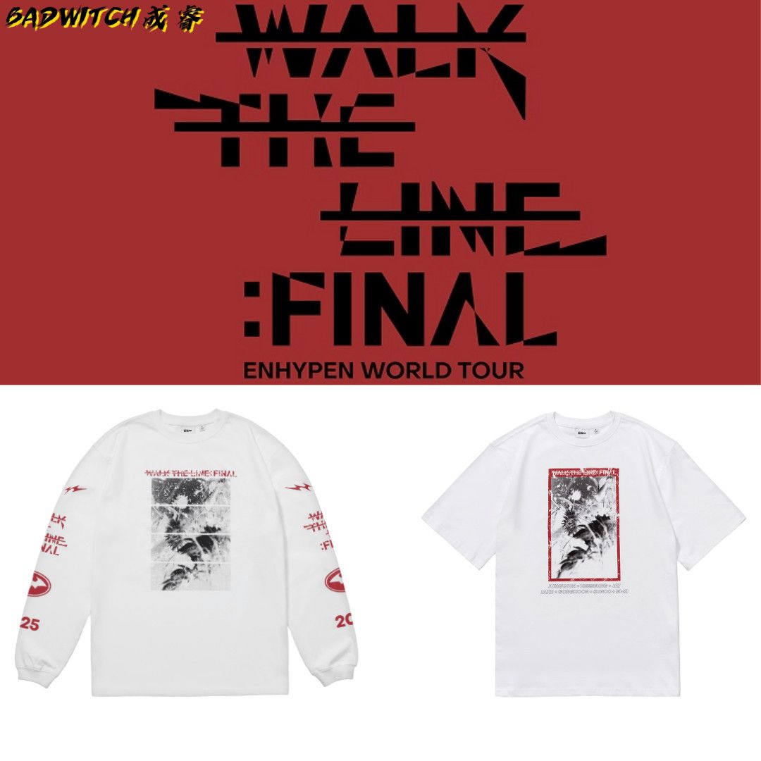 ENHYPEN T-SHIRT WALK THE LINE THE FINAL 100% COTTON