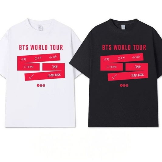 BTS WORLD TOUR 2026 T SHIRTS 100% COTTON