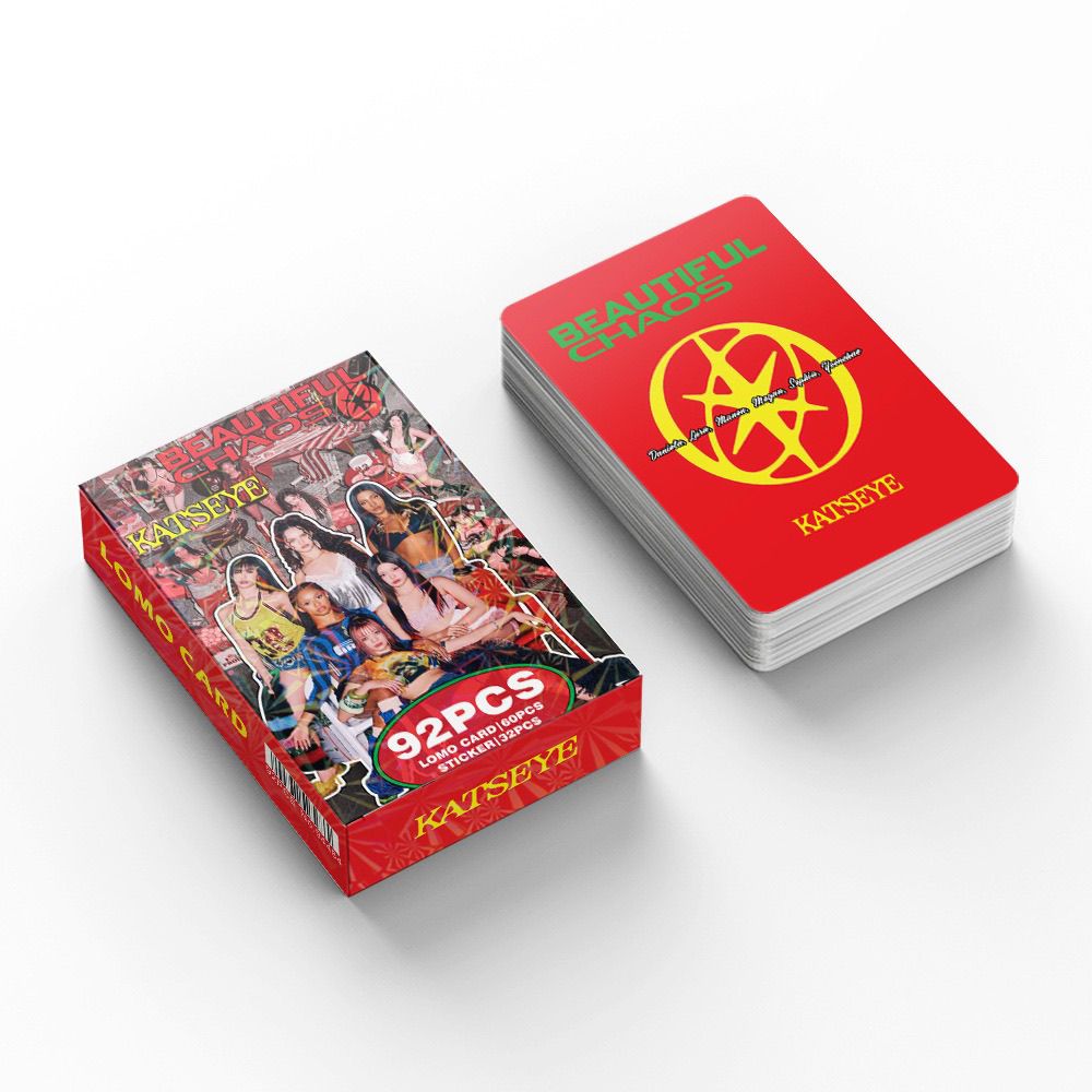 KATSEYE PHOTOCARDS + STICKERS 92 PCS