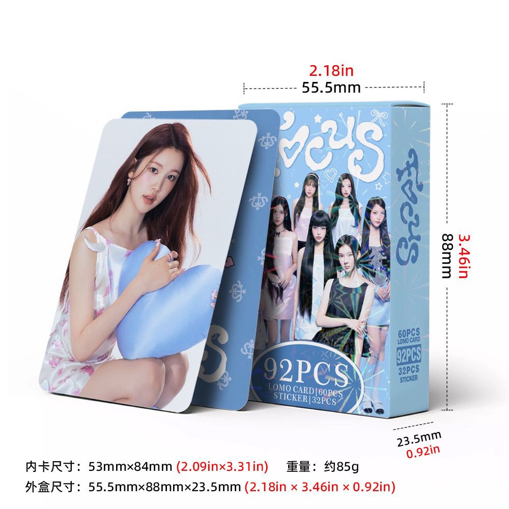 HEARTS2HEARTS PHOTOCARDS 92PCS (60 PHOTOCARDS+ 32 STICKERS)