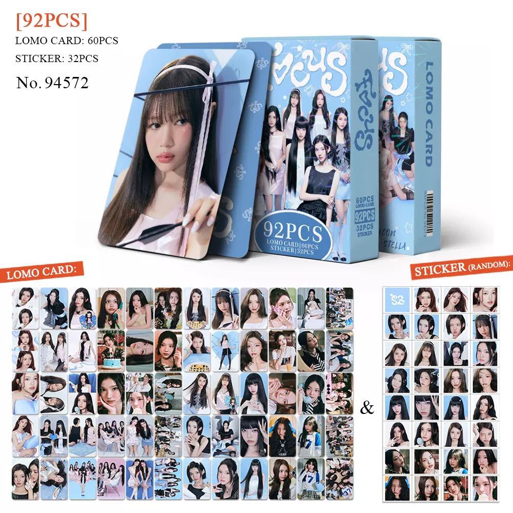 HEARTS2HEARTS PHOTOCARDS 92PCS (60 PHOTOCARDS+ 32 STICKERS)
