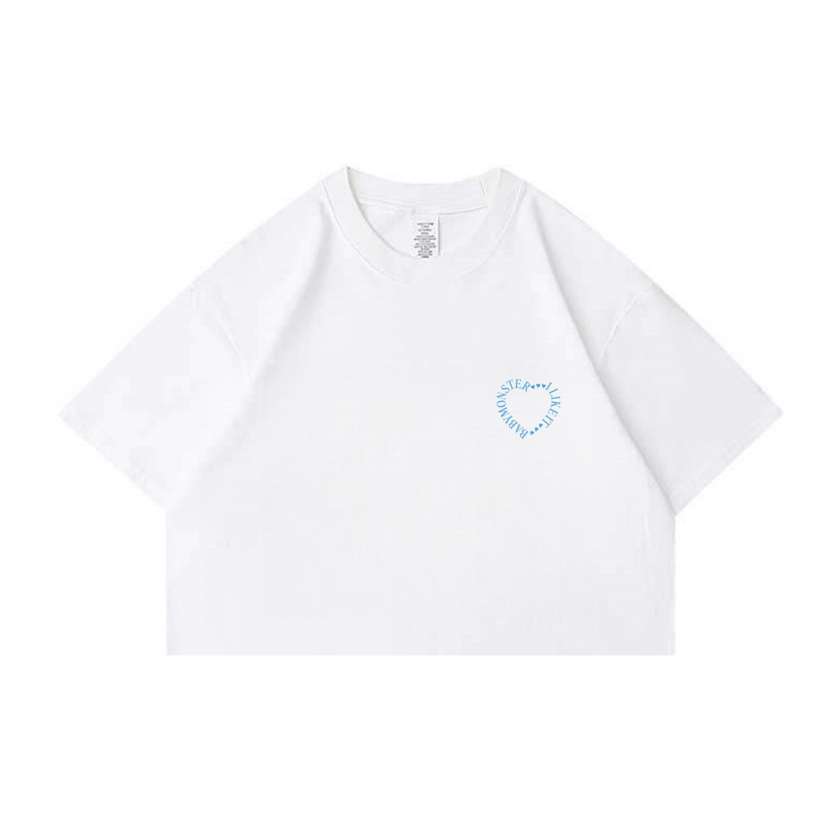 BABYMONSTER T SHIRT / CROPPED 100% COTTON