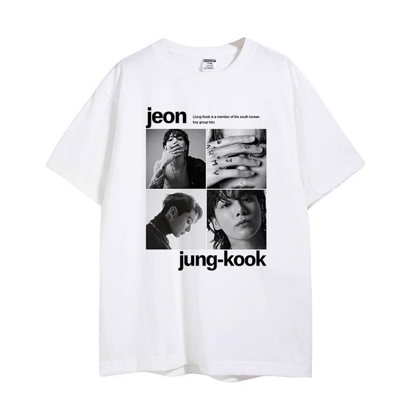 BTS JUNGKOOK T-SHIRTS 100% COTTON