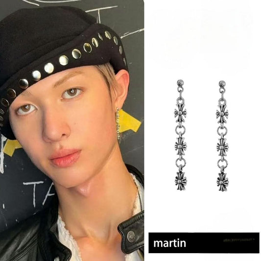 CORTIS MARTIN EARRINGS STAINLESS STEEL