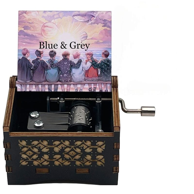 BTS MUSIC BOX BLUE&GREY