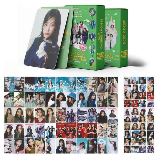 NEWJEANS PHOTOCARDS THE FAIRY ASSOCIATION KIT 92 PCS (60 PHOTOCARDS + 32 STICKERS)