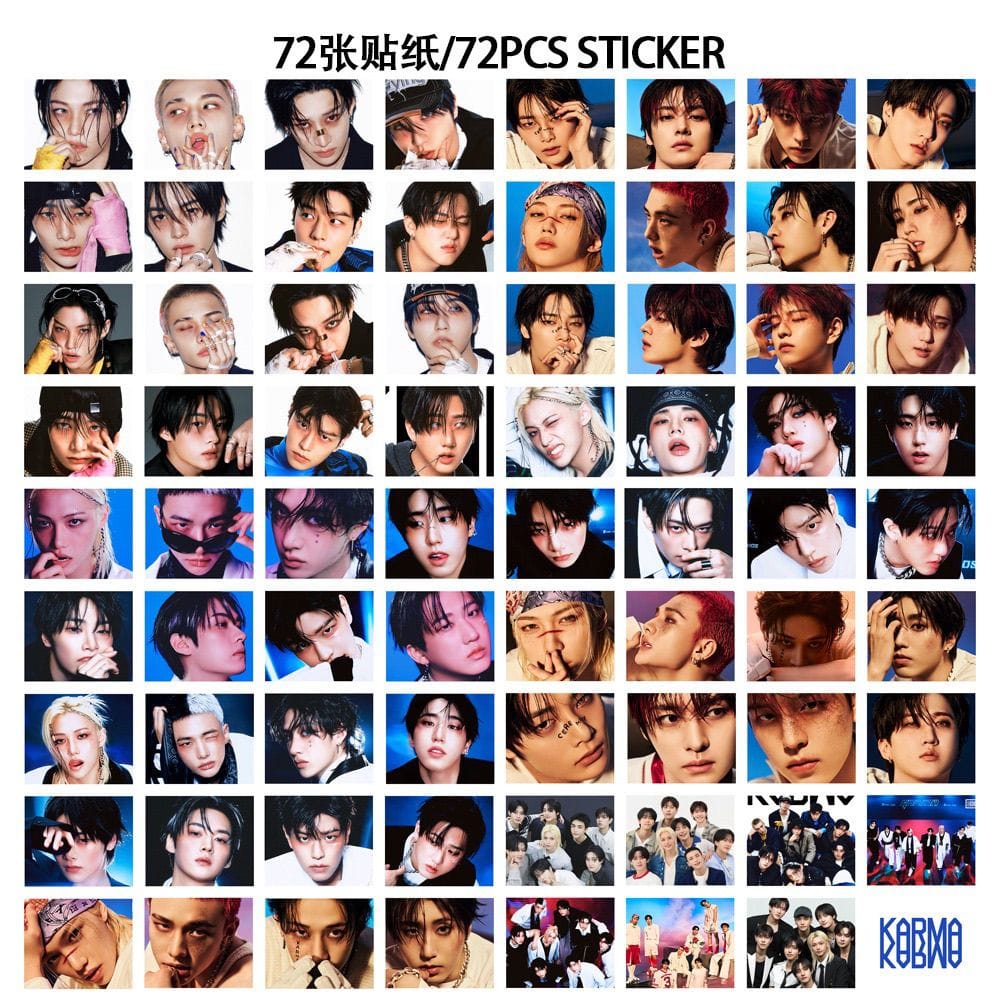 PHOTOCARDS STRAY KIDS KARMA 127 PÇS(55 Cards+ 72 Stickers)