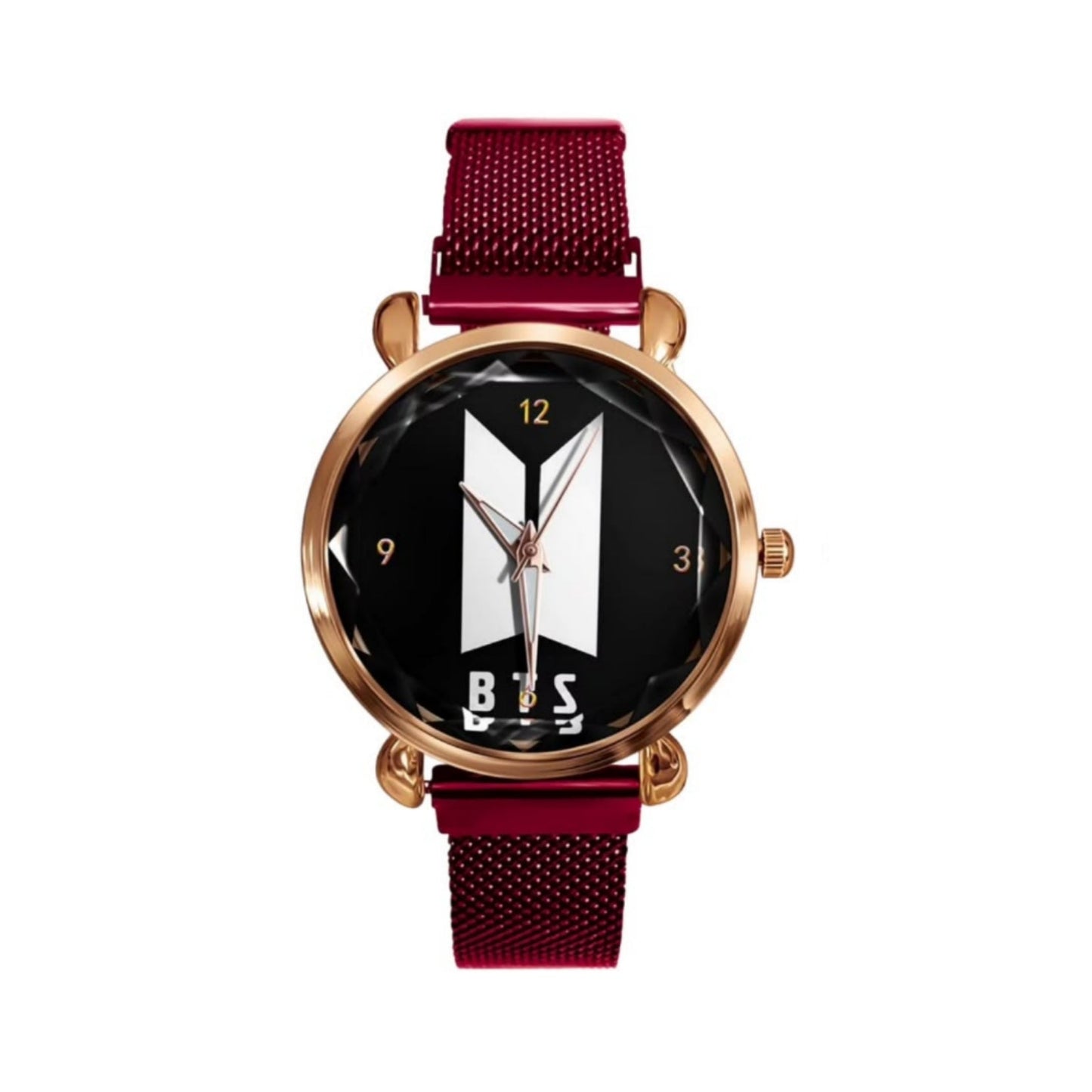 BTS ARMY WATCHES WITH STAINLESS STEEL STRAP - 3 COLOR OPTIONS!✨