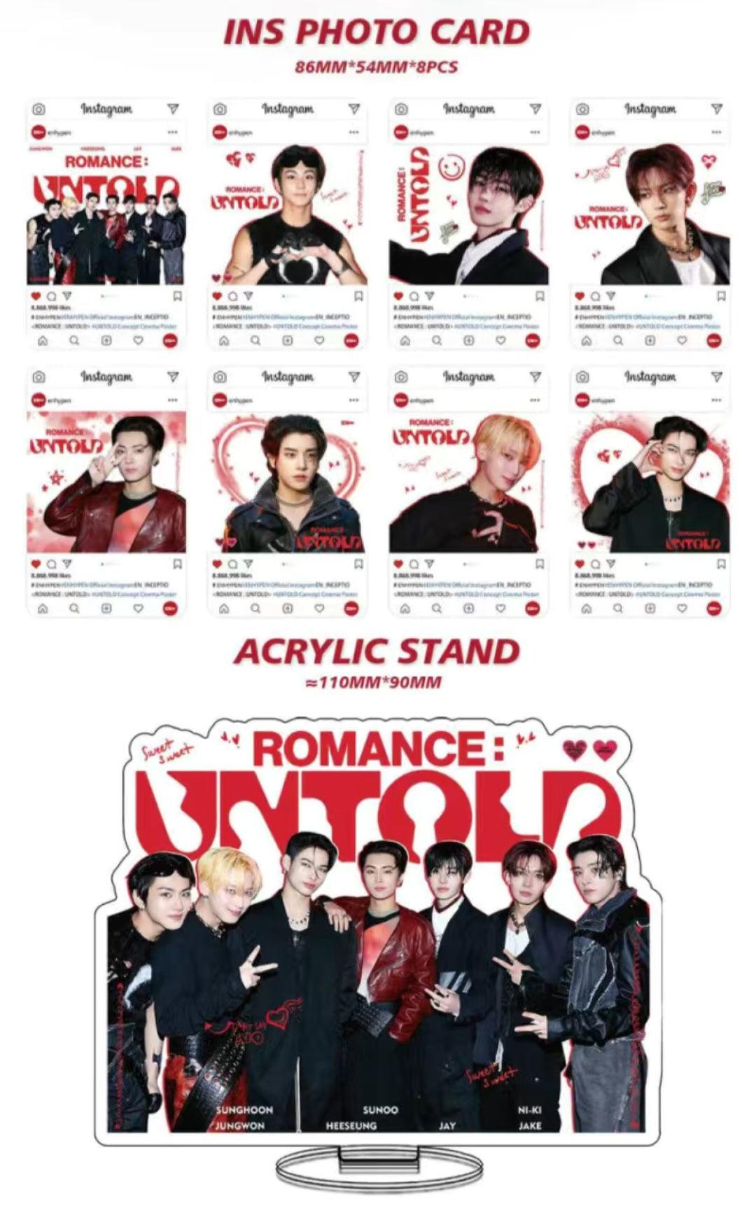 ENHYPEN ROMANCE KIT: UNTOLD 161 PCS (GIFT BOX WITH/ VARIOUS ITEMS!✨)