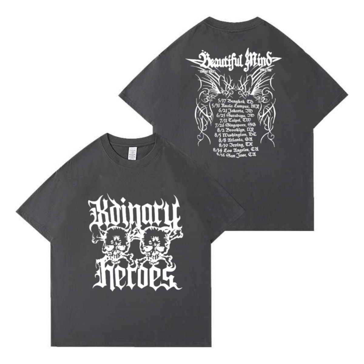 XDINARYHEROES T SHIRT  100% COTTON