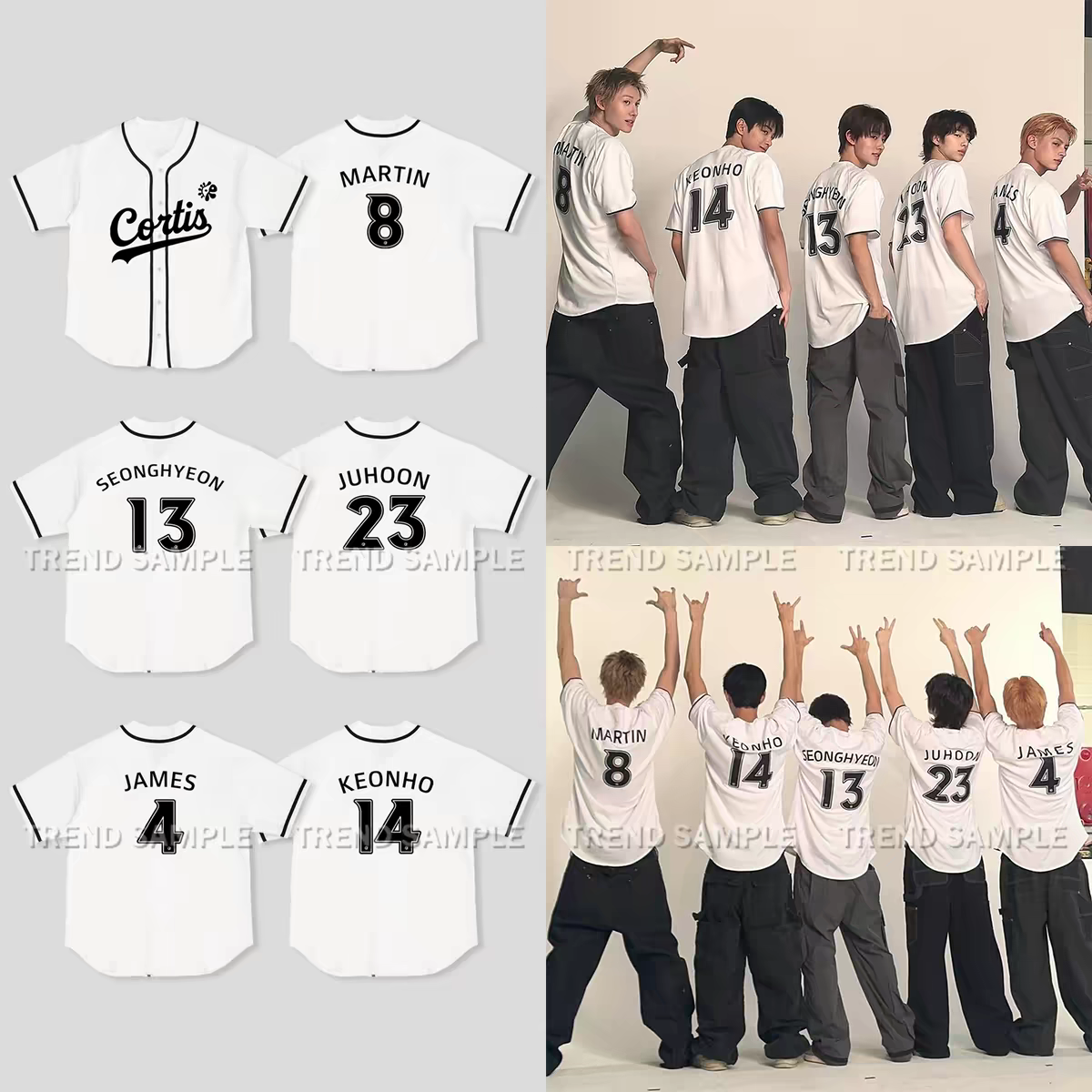CORTIS JERSEY (white and black)
