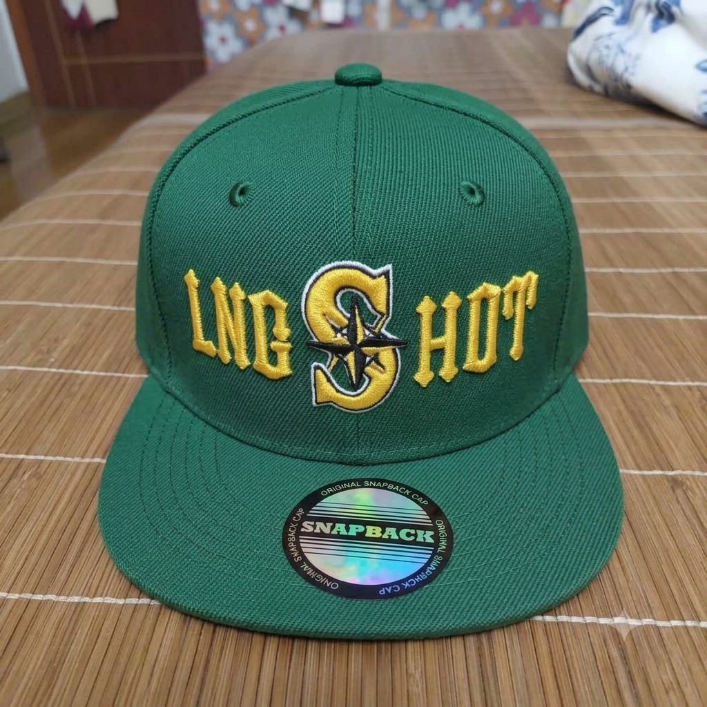 LNGSHOT CAP - RED, BLUE AND BLACK