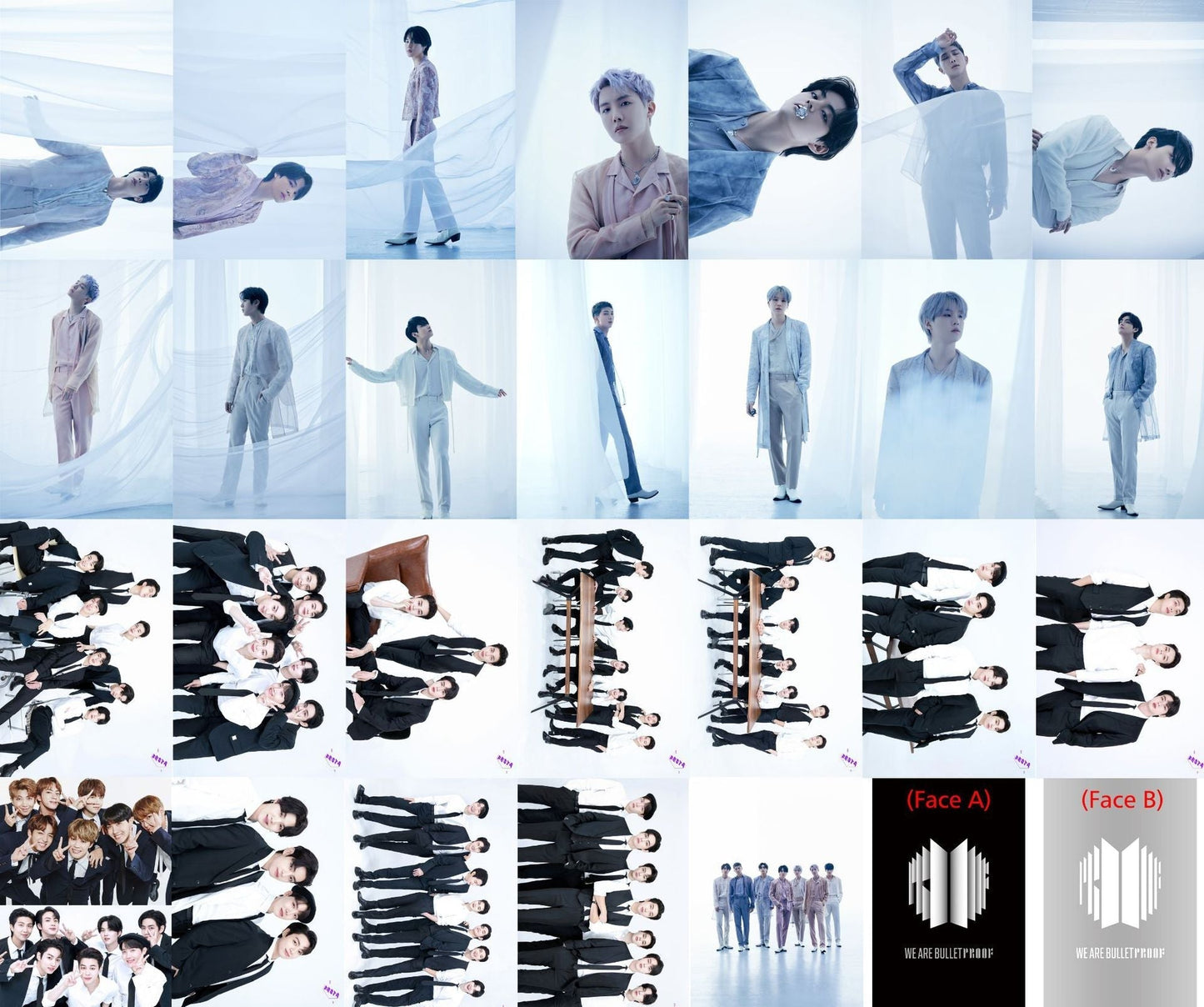 PHOTOCARDS BTS PROOF